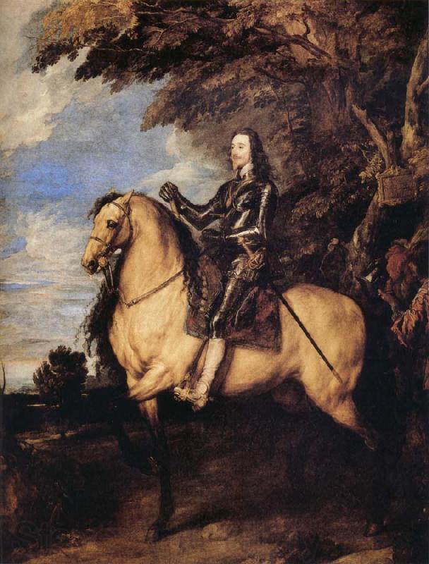 Anthony Van Dyck Equestrain Portrait of Charles I